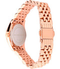 Michael Kors Lexington Quartz White Dial Rose Gold Steel Strap Watch For Women - MK3230