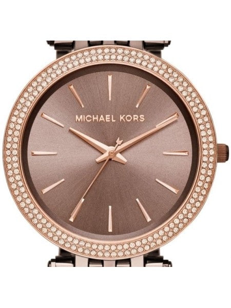 Michael Kors Darci Quartz Brown Dial Brown Steel Strap Watch For Women - MK3416