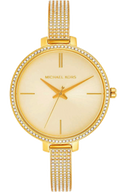 Michael Kors Jaryn Quartz Gold Dial Gold Steel Strap Watch For Women - MK3784