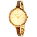 Michael Kors Jaryn Quartz Gold Dial Two Tone Steel Strap Watch for Women - MK4341