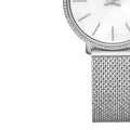 Michael Kors Pyper Quartz Mother of Pearl White Dial Silver Mesh Strap Watch For Women - MK4618