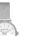 Michael Kors Pyper Quartz Mother of Pearl White Dial Silver Mesh Strap Watch For Women - MK4618