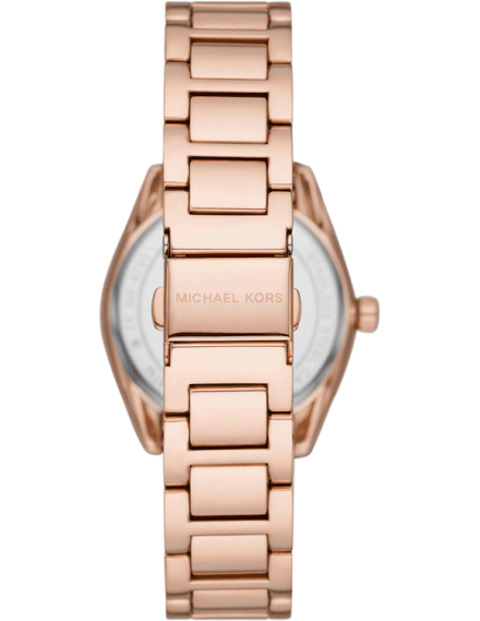 Michael Kors Janelle Analog Rose Gold Dial Two Tone Steel Strap Watch For Women - MK4731