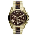 Michael Kors Bradshaw Quartz Brown Dial Two Tone Steel Strap Watch For Women - MK5696