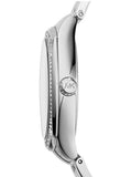 Michael Kors Bryn Quartz Silver Dial Silver Steel Strap Watch For Women - MK6133