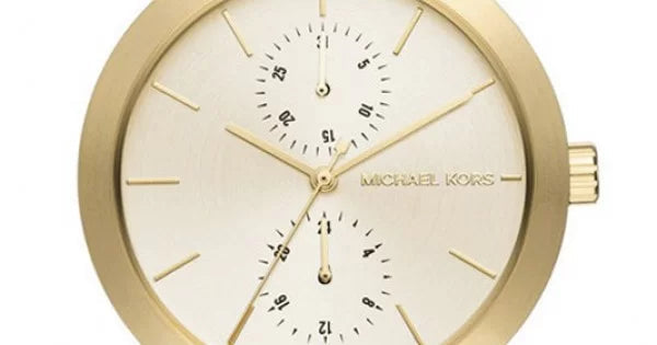 Michael Kors Garner Quartz Gold Dial Gold Steel Strap Watch For Women - MK6408