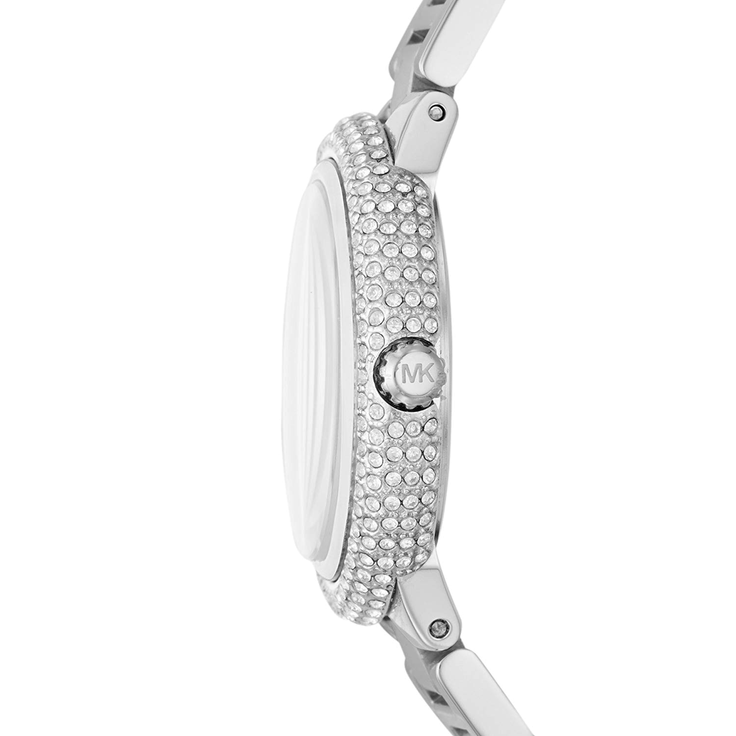Michael Kors Taryn Mother of Pearl Purple Dial Silver Steel Strap Watch For Women - MK6562