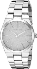 Michael Kors Channing Three Hand Silver Dial Silver Steel Strap Watch For Women - MK6626