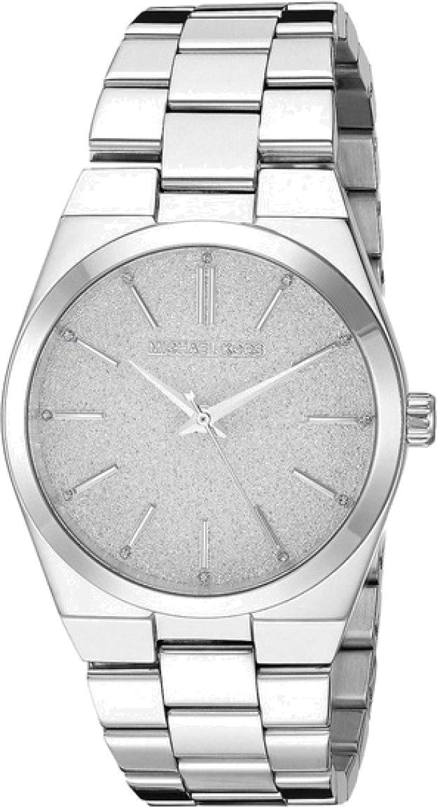 Michael Kors Channing Three Hand Silver Dial Silver Steel Strap Watch For Women - MK6626