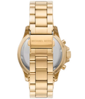 Michael Kors Everest Chronograph Gold Dial Gold Steel Strap Watch For Women - MK7210