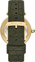 Michael Kors Parker Green Dial Green Leather Strap Watch For Women - MK4724