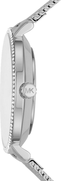 Michael Kors Pyper Quartz Mother of Pearl White Dial Silver Mesh Strap Watch For Women - MK4618