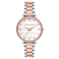 Michael Kors Pyper Quartz White Dial Two Tone Steel Strap Watch For Women - MK4667