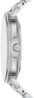 Michael Kors Pyper Blue Dial Silver Steel Strap Watch For Women - MK4671