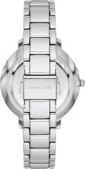 Michael Kors Pyper Grey Dial Silver Steel Strap Watch For Women - MK4672