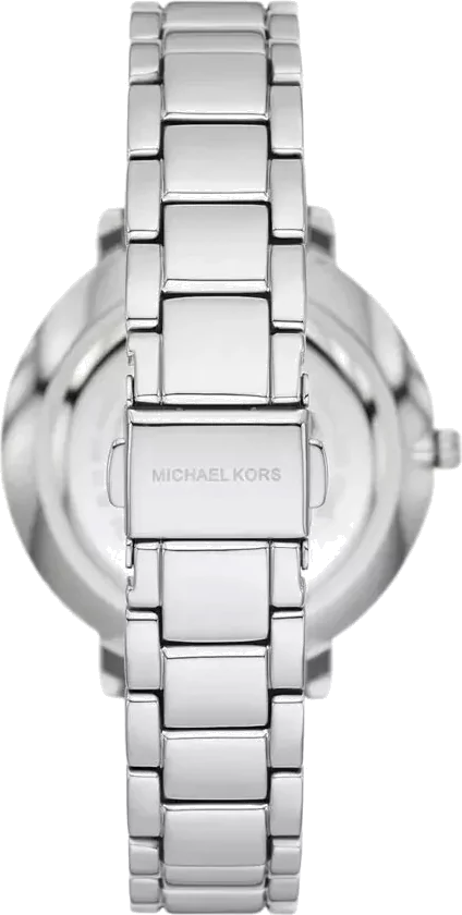 Michael Kors Pyper Grey Dial Silver Steel Strap Watch For Women - MK4672