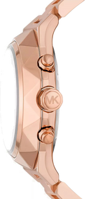 Michael Kors Raquel Analog Rose Gold Dial Rose Gold Steel Strap Watch For Women - MK4688