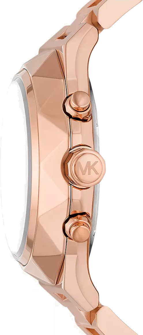 Michael Kors Raquel Analog Rose Gold Dial Rose Gold Steel Strap Watch For Women - MK4688