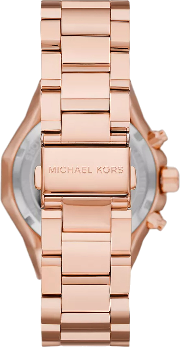 Michael Kors Raquel Analog Rose Gold Dial Rose Gold Steel Strap Watch For Women - MK4688