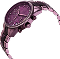 Michael Kors Ritz Chronograph Purple Dial Purple Steel Strap Watch For Women - MK6720