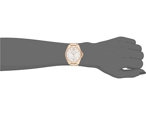 Michael Kors Whitney Quartz White Dial Rose Gold Steel Strap Watch For Women - MK6694