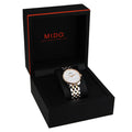 Mido Baroncelli Automatic White Dial Two Tone Steel Strap Watch For Women - M8600.9.N6.1