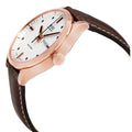 Mido Multifort Automatic Silver Dial Brown Leather Strap Watch For Men - M005.430.36.031.80