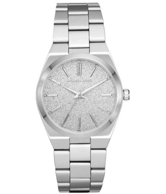 Michael Kors Channing Three Hand Silver Dial Silver Steel Strap Watch For Women - MK6626