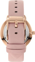 Michael Kors Portia Quartz White Dial Pink Leather Strap Watch For Women - MK2659