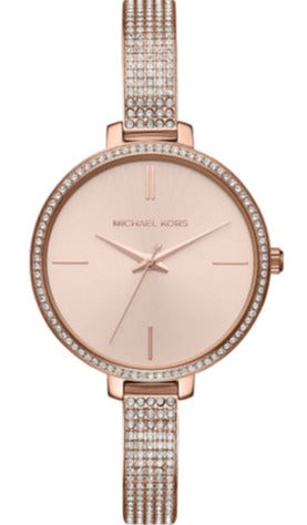 Michael Kors Jaryn Quartz Rose Gold Dial Rose Gold Steel Strap Watch For Women - MK3785