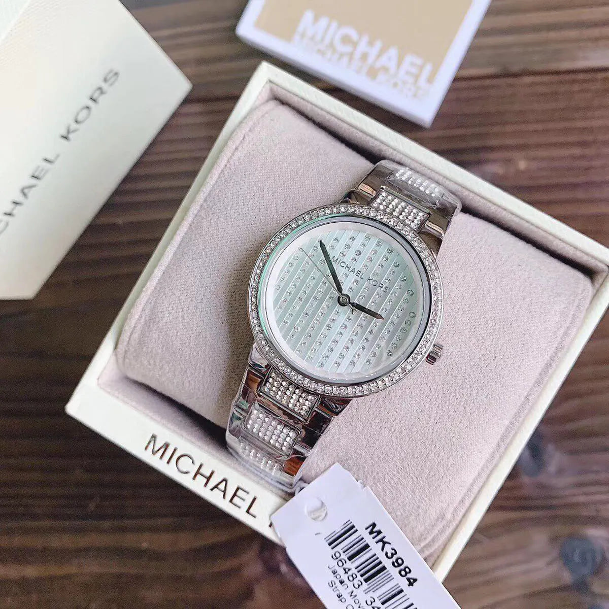 Michael Kors Gabbi Quartz Silver Dial Silver Steel Strap Watch For Women - MK3984
