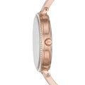 Michael Kors Jaryn Analog Gold Dial Pink Steel Strap Watch For Women - MK4545