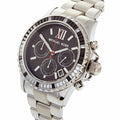 Michael Kors Everest Chronograph Black Dial Silver Steel Strap Watch For Women - MK5753