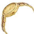 Michael Kors Garner Multifunction Gold Dial Two Tone Steel Strap Watch For Women - MK6471