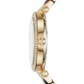 Michael Kors Parker Mother Of Pearl White Dial Two Tone Steel Strap Watch For Women - MK6518