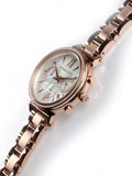 Michael Kors Sofie Chronograph Quartz White Dial Rose Gold Steel Strap Watch For Women - MK6576