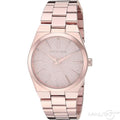 Michael Kors Channing Quartz Rose Gold Dial Rose Gold Steel Strap Watch For Women - MK6624