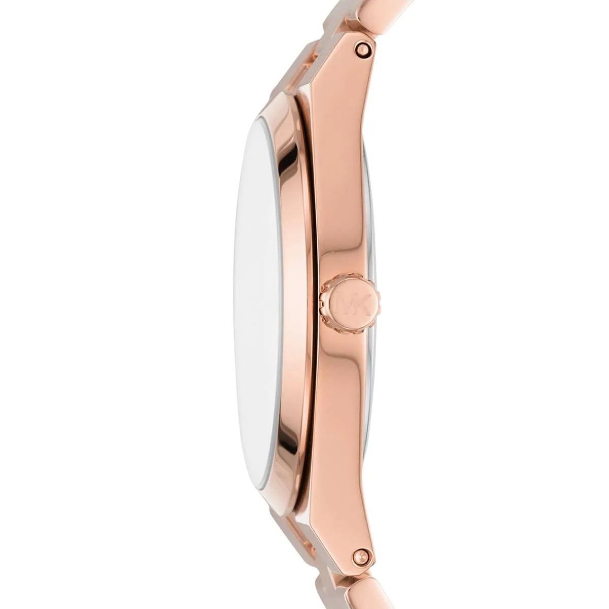 Michael Kors Channing Quartz Rose Gold Dial Rose Gold Steel Strap Watch For Women - MK6624