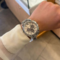 Michael Kors Whitney Chronograph Crystals Silver Dial Silver Steel Strap Watch For Women - MK6728