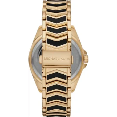 Michael Kors Whitney Quartz Black Dial Two Tone Steel Strap  Watch For Women - MK6743