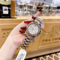 Michael Kors Everest Chronograph White Dial Two Tone Steel Strap Watch For Women - MK7214