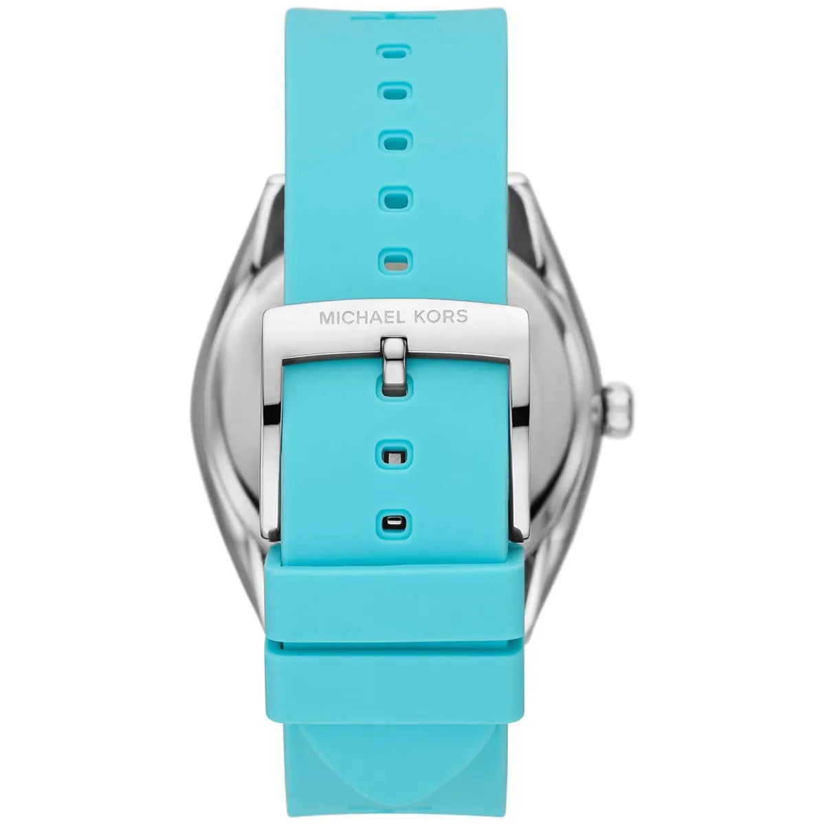 Michael Kors Janelle Quartz Blue Dial Blue Rubber Strap Watch For Women - MK7350