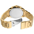 Michael Kors Janelle Chronograph Gold Dial Gold Steel Strap Watch For Men - MK8995