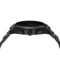 Michael Kors Lennox Chronograph Black Dial Black Steel Strap Watch For Men - MK9146