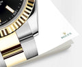 Rolex Datejust 41 Black Dial Two Tone Oystersteel White Gold Strap Watch for Men - M126333-0013