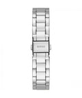 Guess Luna Diamonds Blue Dial Silver Steel Strap Watch for Women - GW0307L1