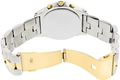 Marc Jacobs Blade Chronograph Silver Dial Two Tone Steel Strap Watch for Women - MBM3177