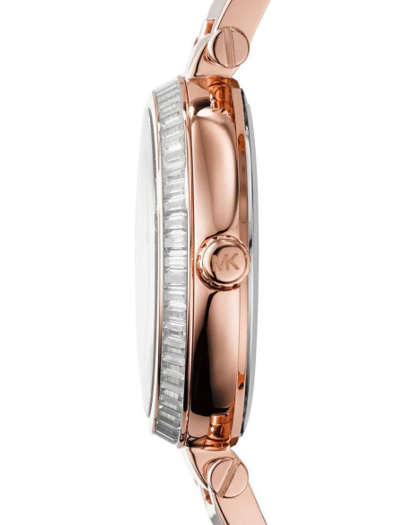 Michael Kors Skylar Quartz Rose Gold Dial Rose Gold Steel Strap Watch For Women - MK5971