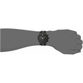 Emporio Armani Luigi Chronograph Quartz Black Dial Two Tone Nylon Strap Watch For Men - AR1948