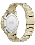 Hugo Boss Trophy White Dial Gold Steel Strap Watch for Men - 1513631